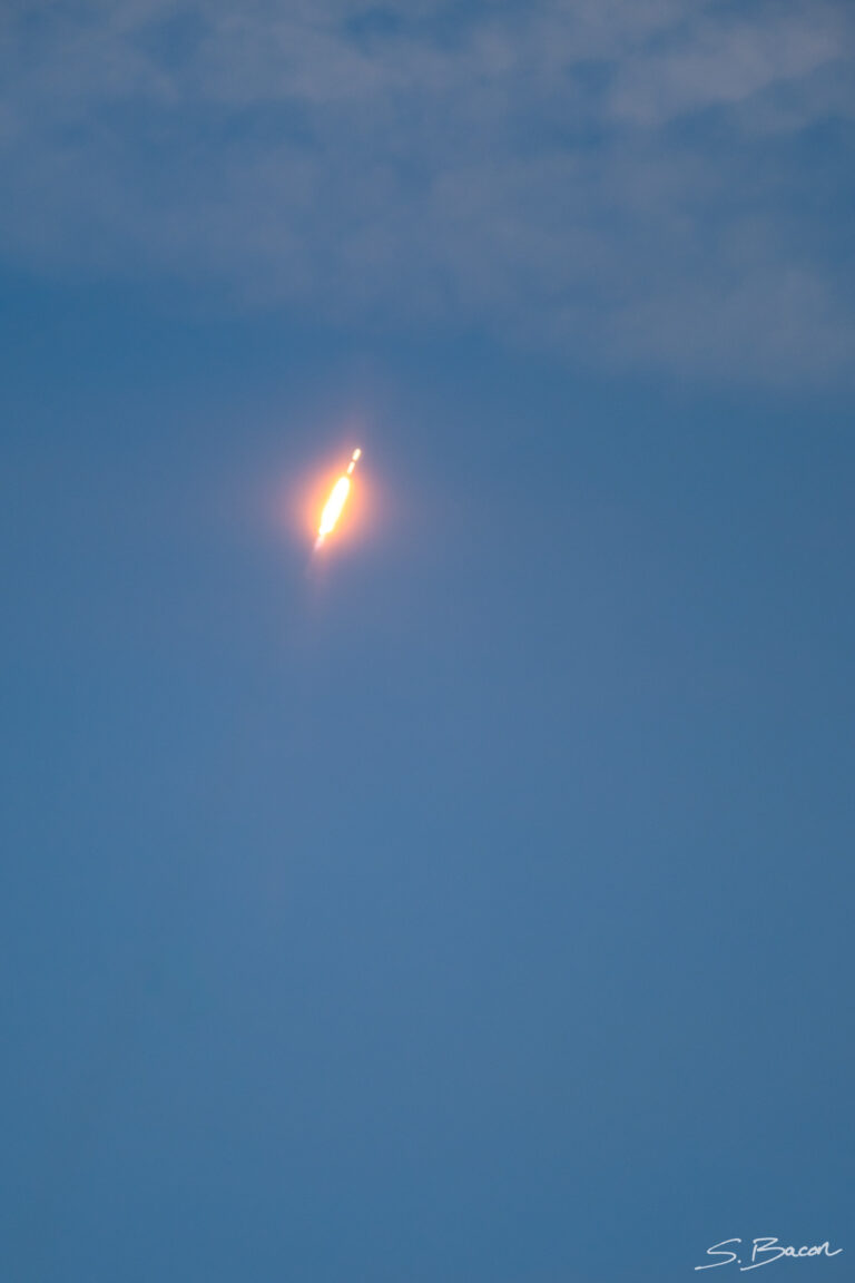 SpaceX Falcon 9 Reaching the Clouds