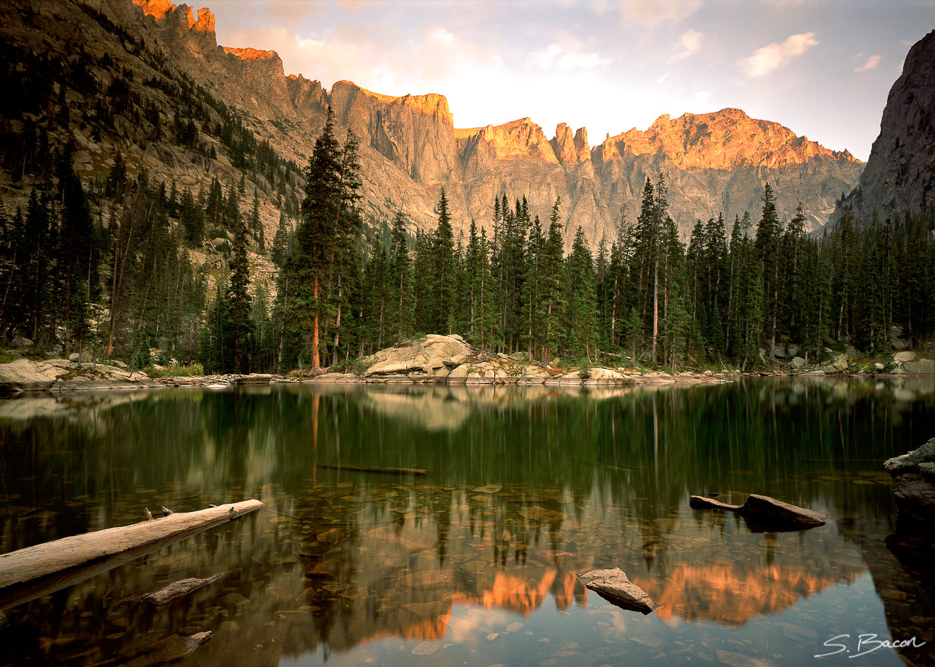 Evening Light on Mirror Lake