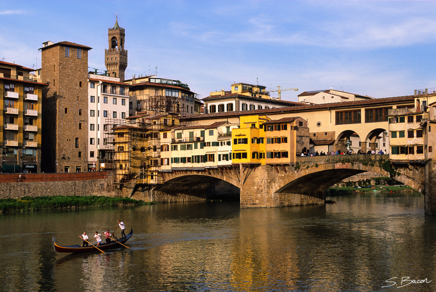 Gondola &amp; The Ponte Vecchio