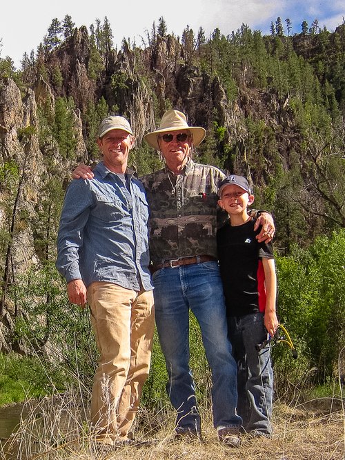 3 Bacon Generations ~ Gila Wilderness, New Mexico circa 2012