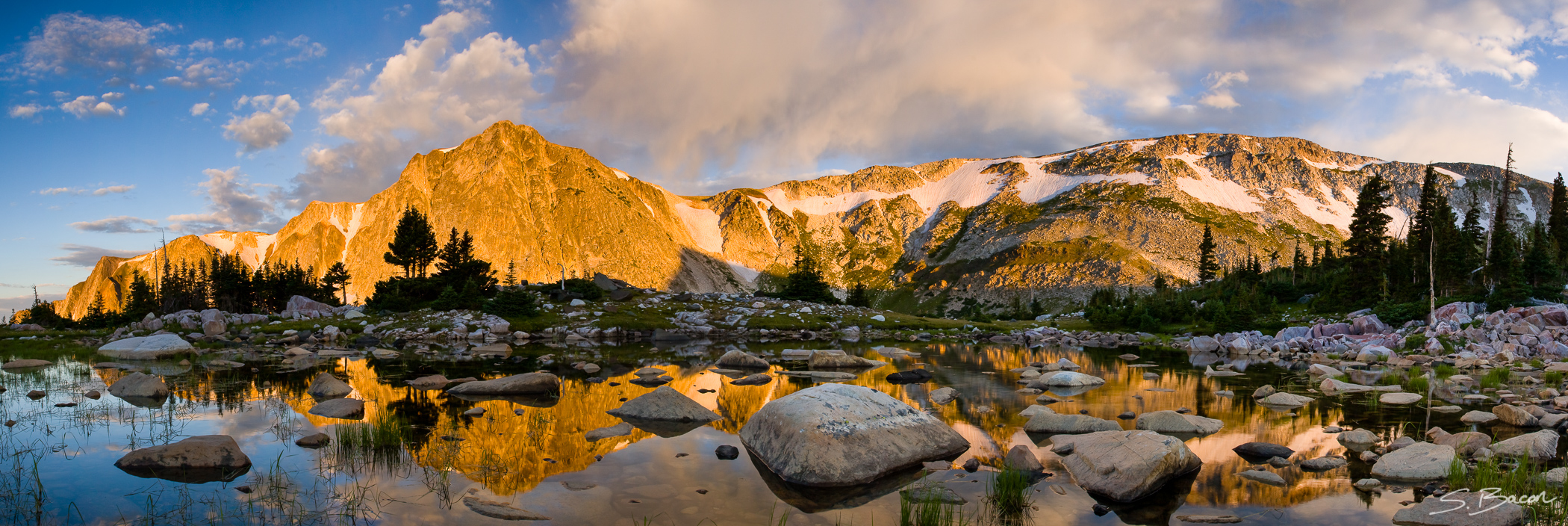 Snowy Range Sunrise Panorama