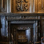 Fireplace and Wall Carving - Malahide Castle and Gardens, Malahide, Ireland