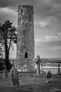 Round Tower - Clonmacnoise Monastic Site (Cluain Mhic Nóis) County Offaly, Ireland